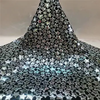 

New Arrival African Velvet Lace Fabric 2020 silver/Black High Quality Lace Nigerian French Net Lace Fabrics For Wedding Sewing