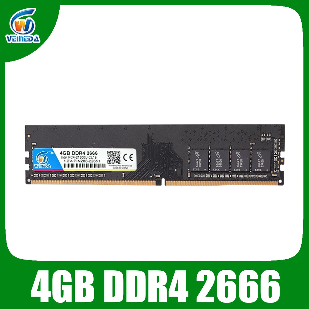 VEINED DDR4 8GB ddr 4 4gb PC Память RAM Memoria модуль компьютер настольный 1,2 V напряжение NON ECC PC4 4g 8g|Оперативная память| | АлиЭкспресс