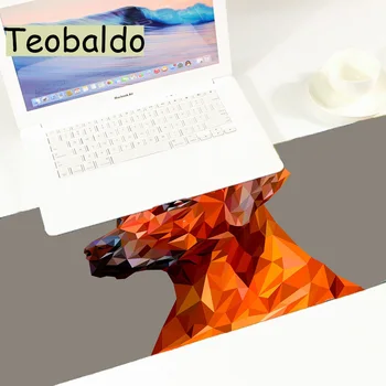 

Hight Quality Anti Slip Abstract Dog Facets Art Popular Table Mouse Mats Pads Big Size for Game Player Gaming Mice Mat