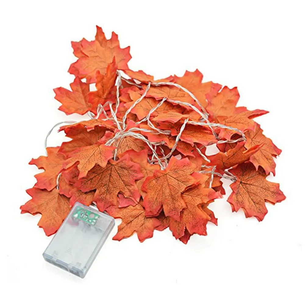 

Indoor And Outdoor Led Maple Leaf String Lights Restaurant Bedroom Decoration Wedding Arrangement Led Maple Light String