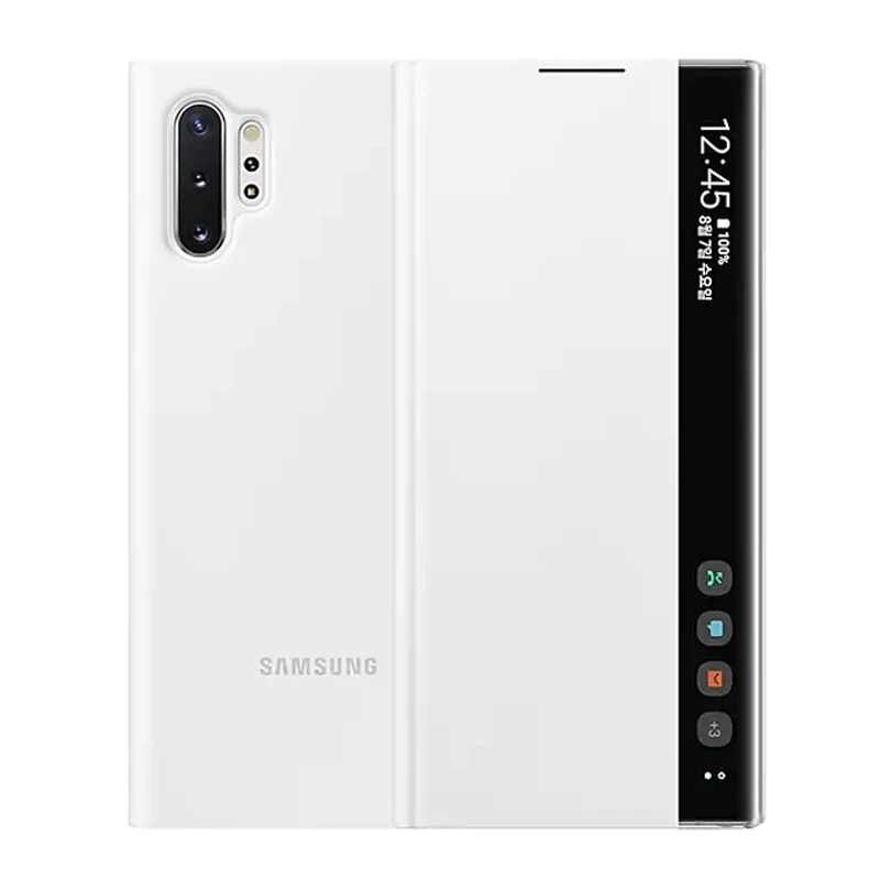 Samsung вертикальный зеркальный прозрачный защитный чехол для телефона для samsung Galaxy Note 10 Note10 note X Note 10+ Note 10 PLUS