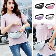 

New Fanny Pack Multi-Function Steam Punk Leg Fashion Bag Reflective Laser Shoulder Bag Women's Belt Waist Bag Pochete