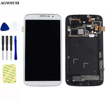 

For Samsung Galaxy Mega 6.3 I9200 LCD Display Touch Screen Digitizer Assembly Replacement for i9200 i9205 LCD Frame
