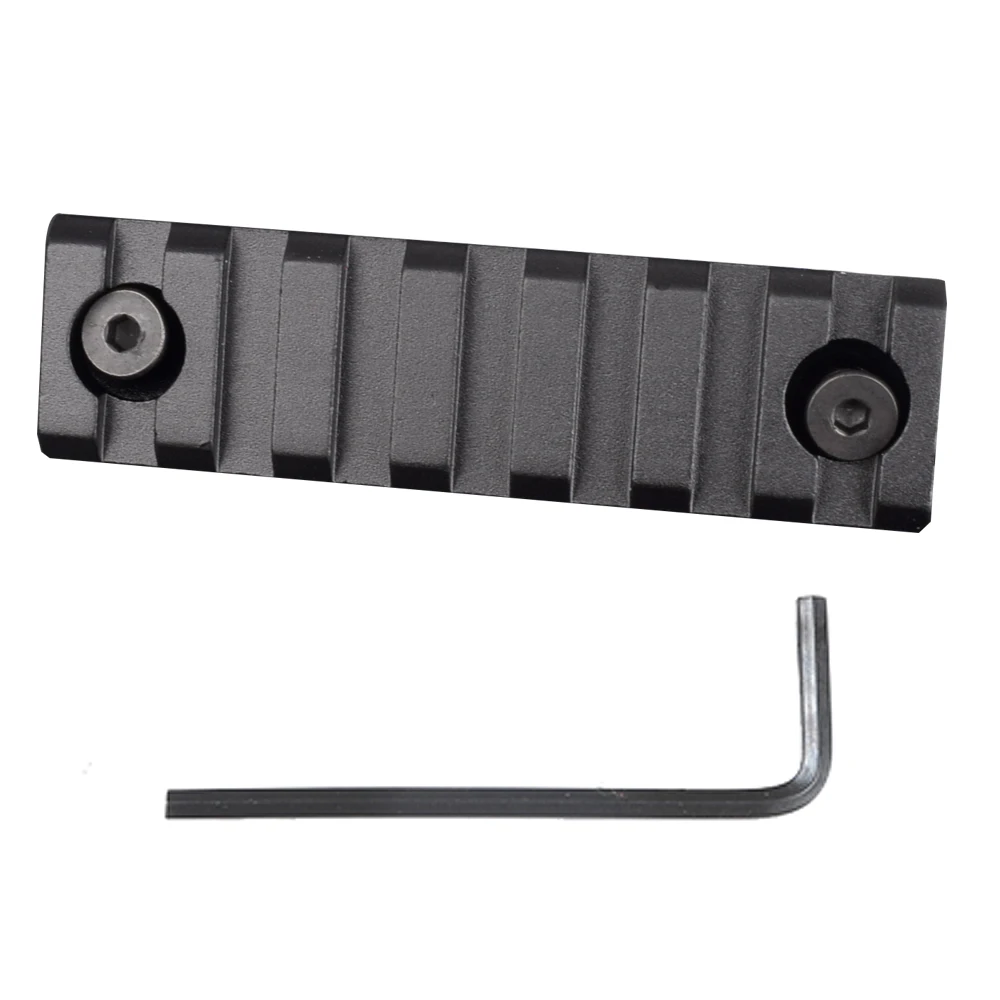 Тактический прицел 7 слотов Keymod Rail Weaver Picatinny Rail охотничья стрельба военный Короткий пистолет аксессуар