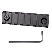 Тактический прицел 7 слотов Keymod Rail Weaver Picatinny Rail охотничья стрельба военный Короткий пистолет аксессуар