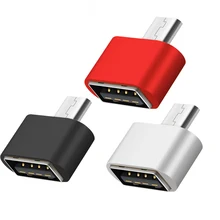 1 pces micro usb macho para usb 2.0 fêmea adaptador de dados otg portátil conversor para android telefone tablets dispositivos otg câmeras gps pdas
