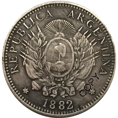 1881 1882 1883 Аргентина копия монет