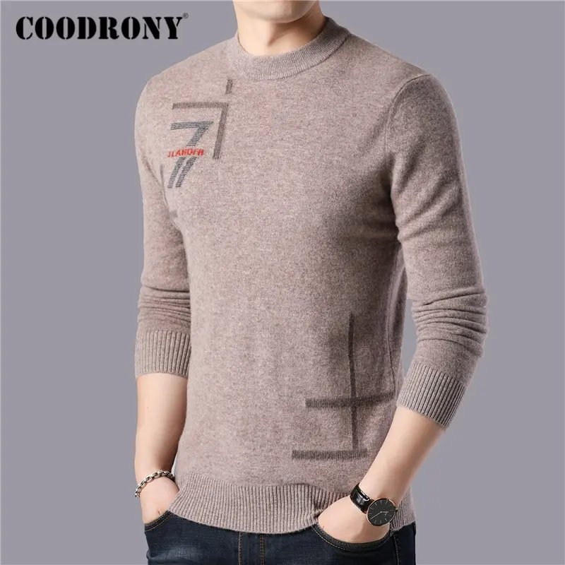 COODRONY Brand 100% Merino Wool Sweater Men Casual O-Neck Pull Homme Winter Thick Warm Soft Cashmere Sweaters Pullover Men 93051 COODRONY Brand 100% Merino Wool Sweater Men Casual O-Neck Pull Homme Winter Thick Warm Soft Cashmere Sweaters Pullover Men 93051