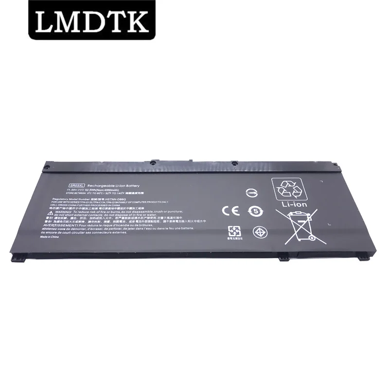 Lmdtk Nuova Batteria Per Laptop Sr03Xl Per Hp Omen 15-Ce Muslimage Pavilion Gaming Muslimcx0006Nt L08934-2B1 L08855-855
