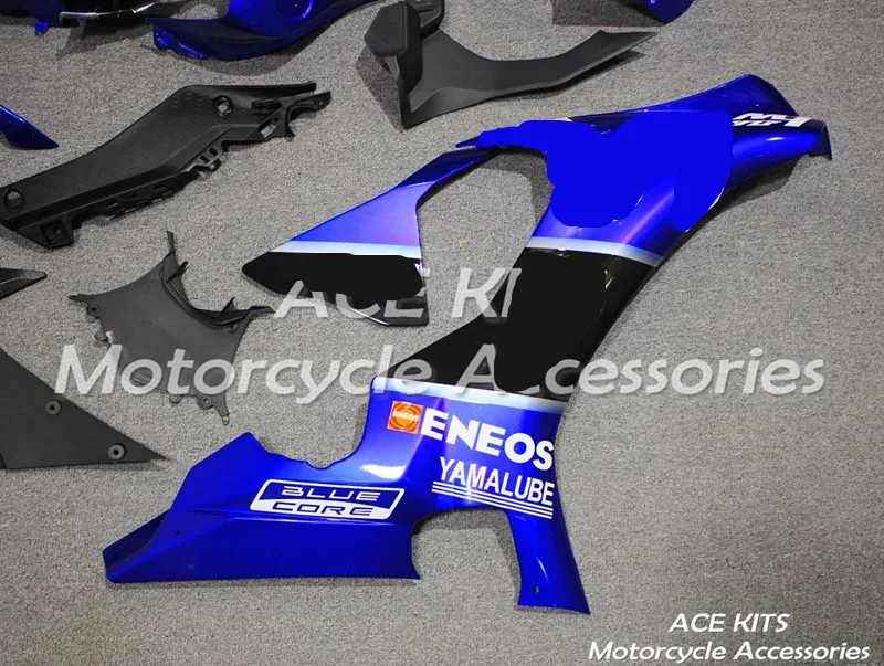 Мотоциклетный обтекатель abs для YAMAHA YZF-R1 15 16 YZF1000- впрыска кузова захватывающий синий ACE № 652