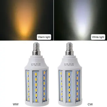 

E14 LED Energy Saving Lamp 15W AC 220V Warm/Cold White Light Corn Bulb 5730 SMD for Home Decoration