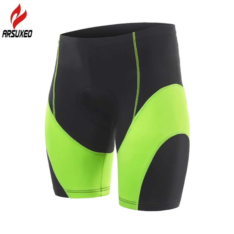 ARSUXEO Men's Cycling Shorts Shockproof Sponge Padded Road Mountain