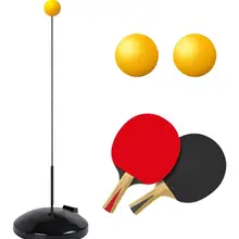 Портативный набор для настольного тенниса, тренажер с эластичным валом, тренажер для фитнеса, пинг-понга, тренировочный тренажер для взрослых, эластичность