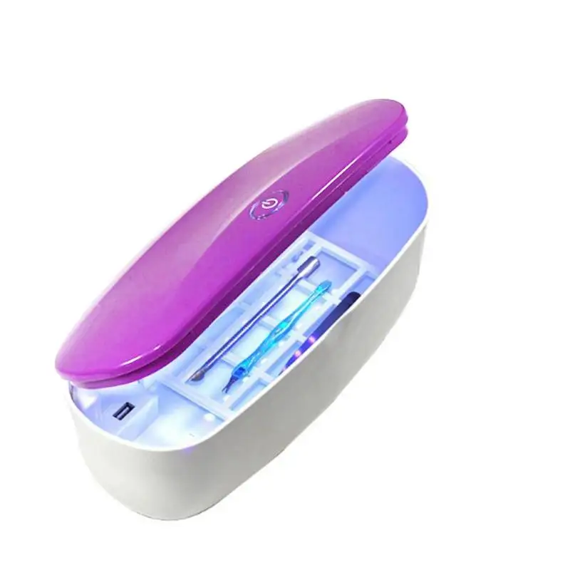 

UV LED Manicure Sterilizer For Nail Instruments Disinfection Esterilizador Manicure Nail Tools Nail Tweezers Disinfector Box