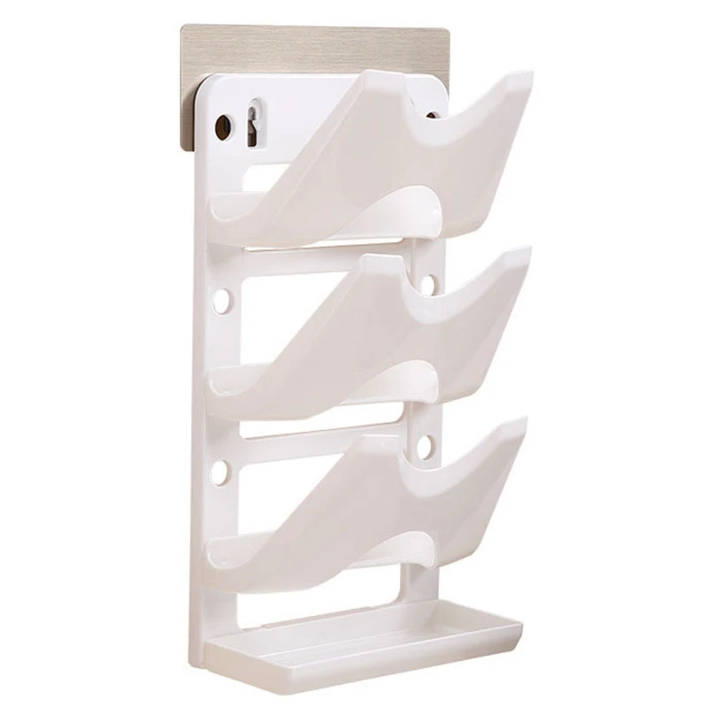 

ABUI-Kitchen Pot Lid Rack Shelf Holder Pan Cover Cutting Board Holder Organizer Bakeware Rack