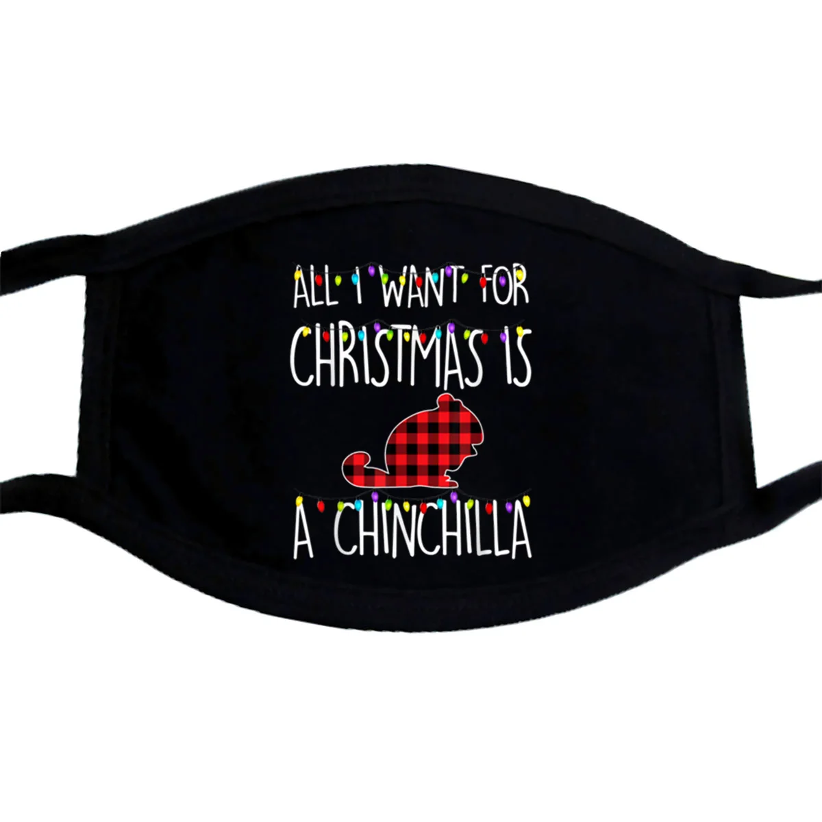 Pretty All I Want For Christmas Is A Chinchilla Animal Xmas Gift Mask PM2.5 | Аксессуары для одежды