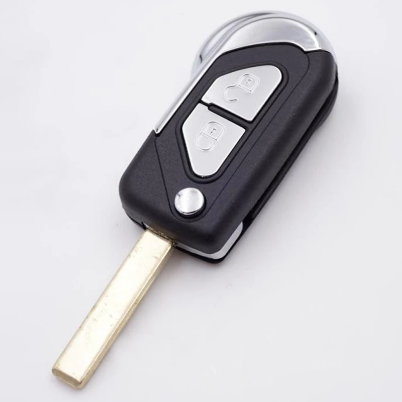 2 кнопки дистанционного ключа автомобиля чехол для замены оболочки Citroen C1 C2 C3 C4 XSARA