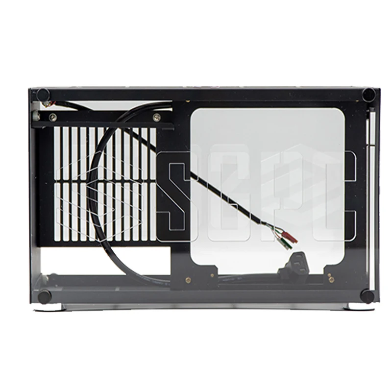 K55 All Aluminum A4 Chassis Small Desktop Computer Case Supports I7