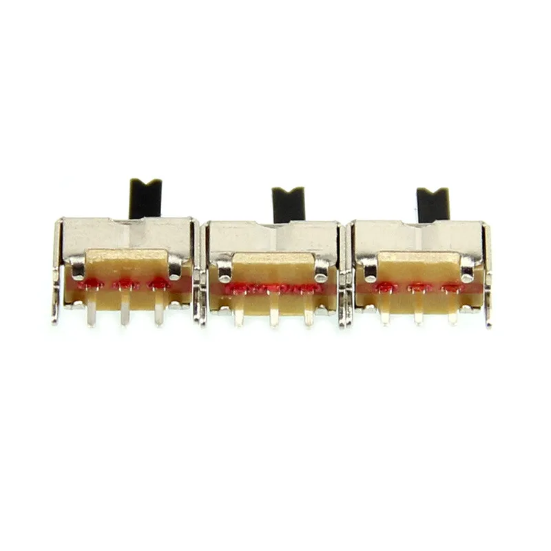 10 шт. SS12D07VG3 3 Pin PCB 2 Позиции 1P2T SPDT Мини ползунковый Переключатель Боковая ручка высокая 3 мм