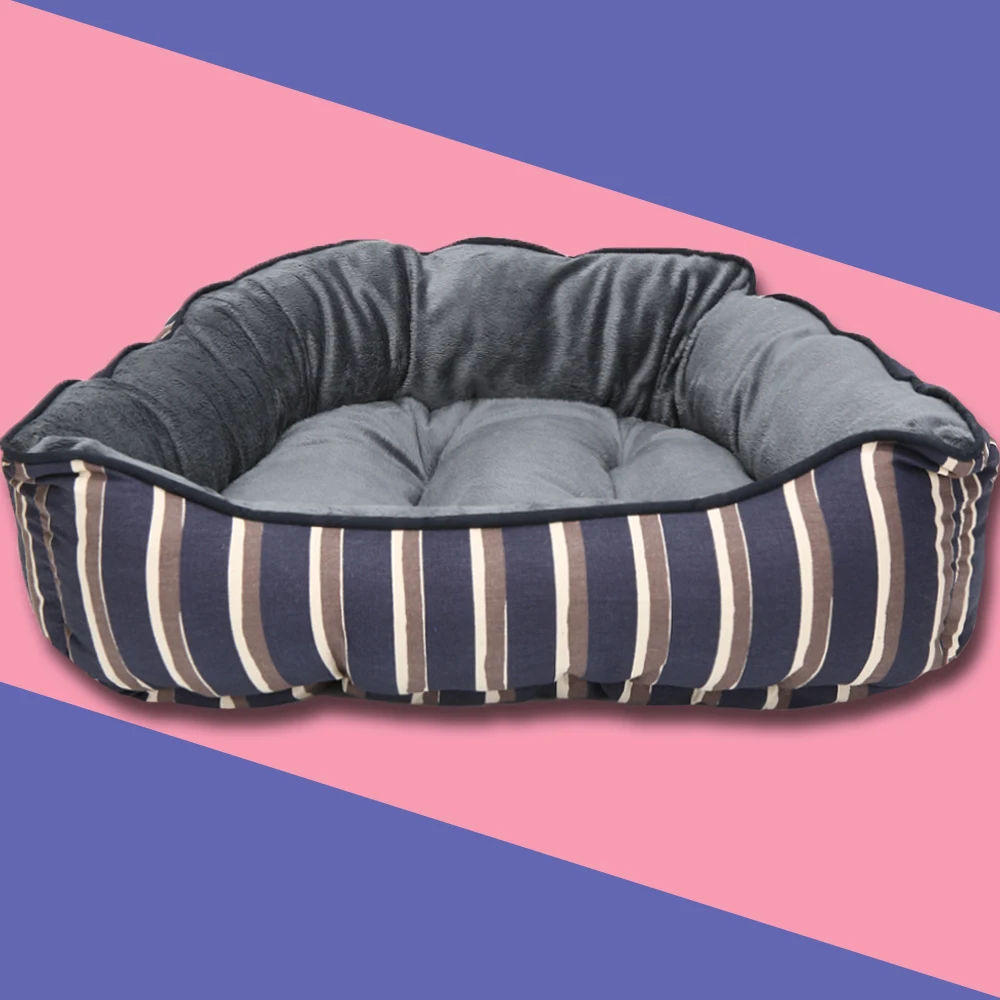 Fluffy Calming Dog Beds For Large Small Medium Dogs Winter Warm Cotton Luxury Big Bed Sofa House for Puppy Cat Pet Products | Дом и сад
