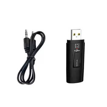 

Car USB Bluetooth 5.0 Receiver Adapter FM Transmitter Wireless Adapter