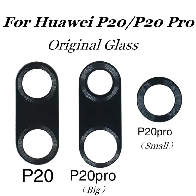 Оригинальная стеклянная крышка для объектива задней камеры Huawei P20 с клейкой