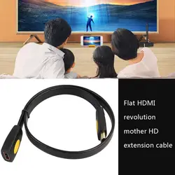 Плоский Удлинительный кабель, HDMI 4k Разрешение HDMI 2,0 мать HD удлинитель для ТВ-приставка DVD для PS3/4 PC