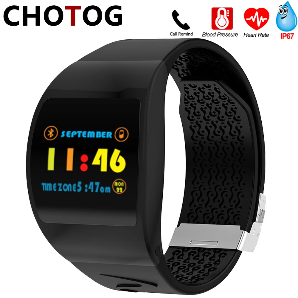 

P63 Smart Watch Men Women Waterproof IP67 Smart Clock Blood Pressure Heart Rate Monitor Call Remind Smartwatch For Android IOS