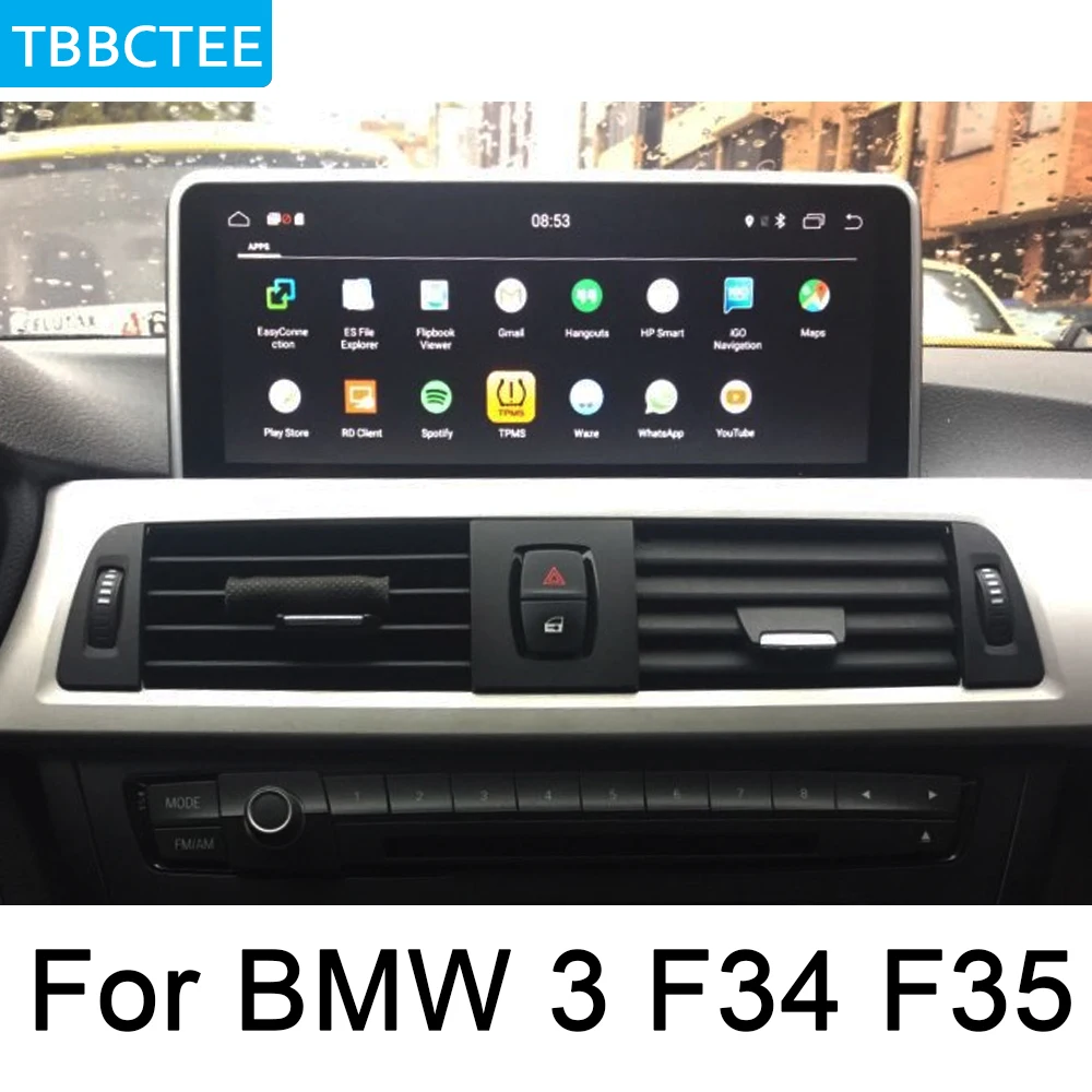 Excellent For BMW 3 Series F34 F35 2013~2016 NBT Car Audio Android GPS Navigation WiFi 3G 4G Multimedia player Bluetooth 1080P 0