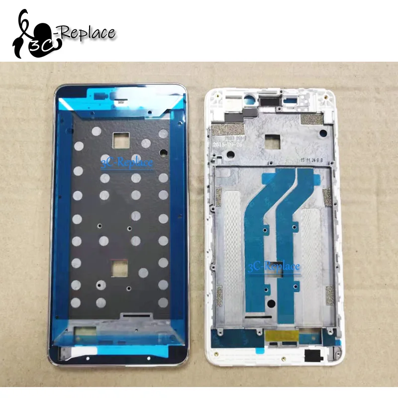 Для zte blade x3 d2 T620 белая лицевая пластина для ЖК-дисплея рамка Передняя средняя рамка Корпус или черная Батарейная дверь задняя крышка Корпус чехол - Цвет: White Front Frame