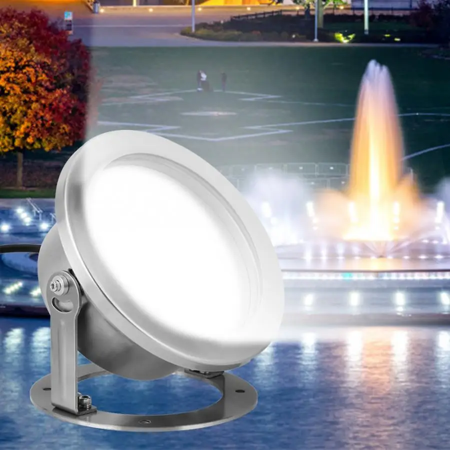 

18W LED Underwater Light RGB Color Changing Swimming Pool Fountain Spotlight With Remote Control IP68 Waterproof