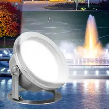 18W LED sualtı ışığı RGB Renk Değiştiren Yüzme Havuzu Çeşme Spot Uzaktan Kumanda Ile IP68 Su Geçirmez(China)