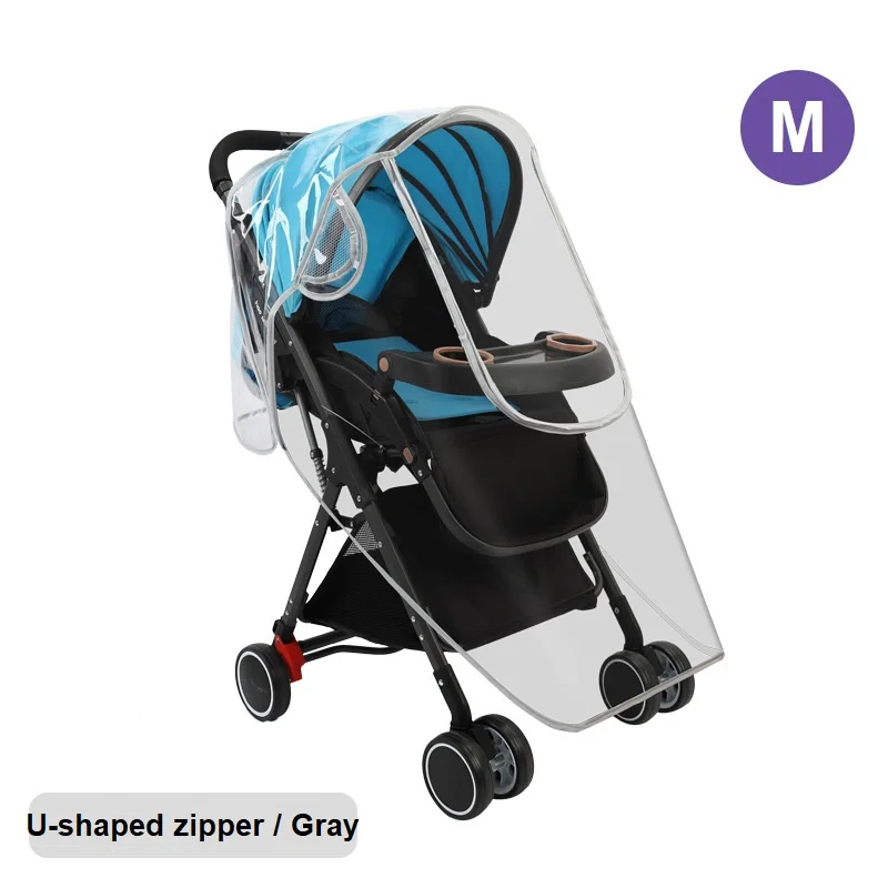 Universal Baby Stroller Accessories Rain Cover and Waterproof Stroller Cover Snow Protection Winter Accessories for Stroller - Цвет: As the picture