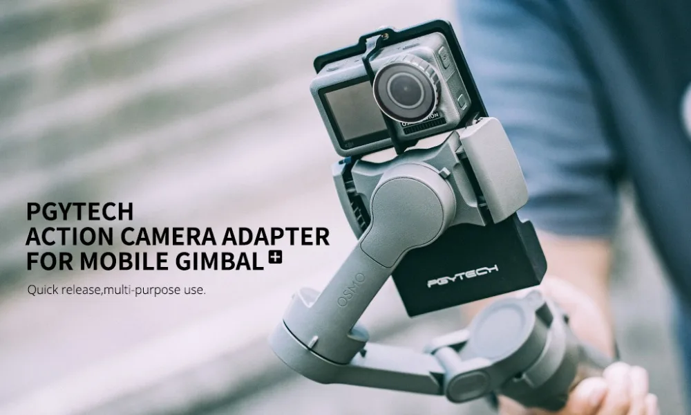 PGYTECH адаптер для экшн-камеры для DJI Osmo Mobile 3 Zhiyun Smooth 4 Gimbal для Gopro Hero7 6 5 Osmo экшн-Аксессуары