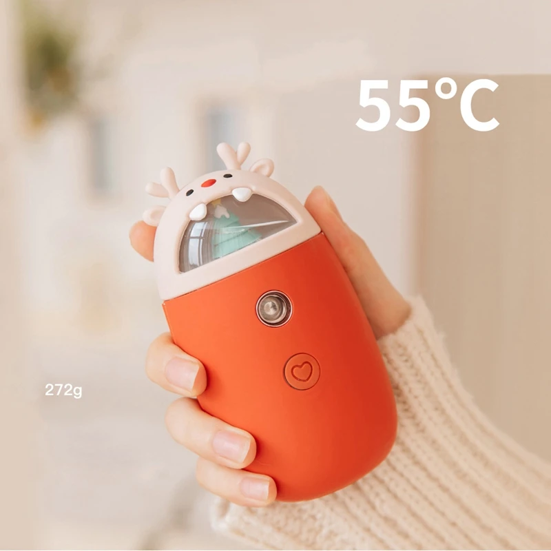 

Rechargeable 4-In-1 Hand Warmer, 7800 MAh Capacity, Electric Portable Pocket Water Meter / Ambient Light / Hand Warmer / Power B