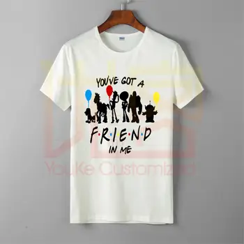 

Youve-Got-A-Friend-In-Me-Toy-Story-Cheap-Tee-Shirt-Friends Men's Brand T Shirt O-Neck 100% cotton custom printed Tops Tee