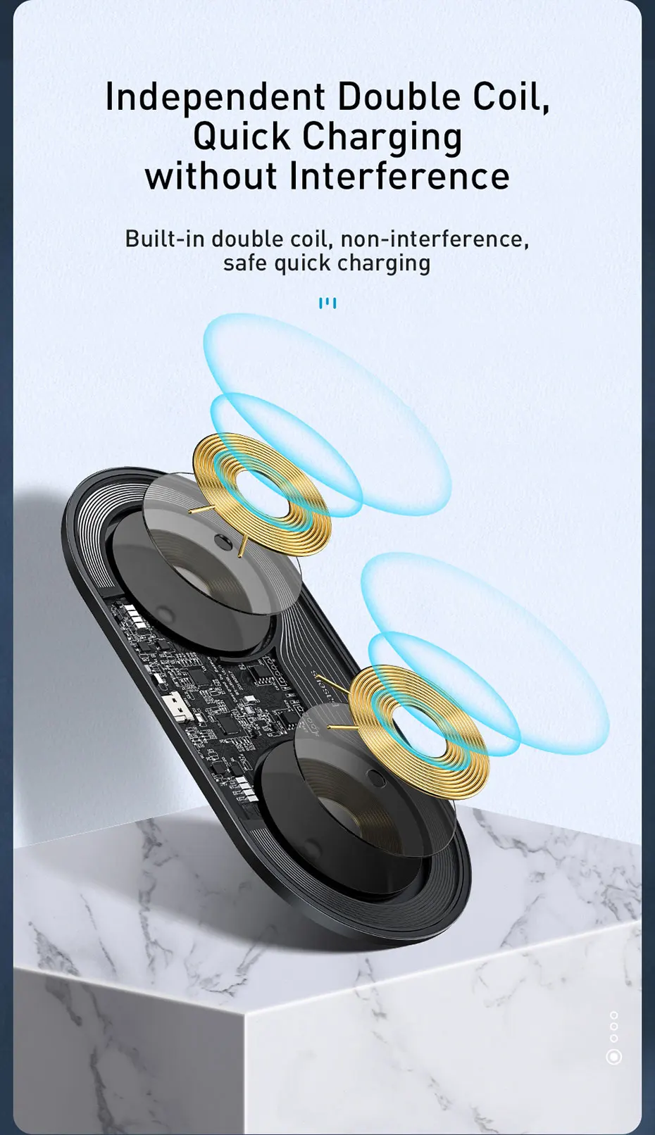 Baseus 2 в 1 Qi Беспроводное зарядное устройство для Airpods iPhone 11 Pro Xs Max XR X 15 Вт быстрая Беспроводная зарядка для samsung Note 10 S10