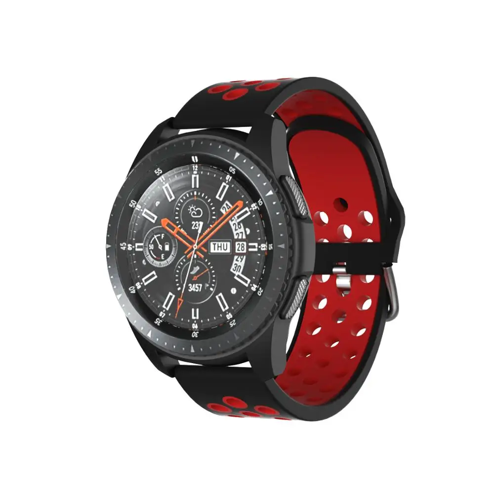 22 мм силиконовый ремешок для часов Huawei watch GT GT2 Активный Спортивный сменный samsung gear