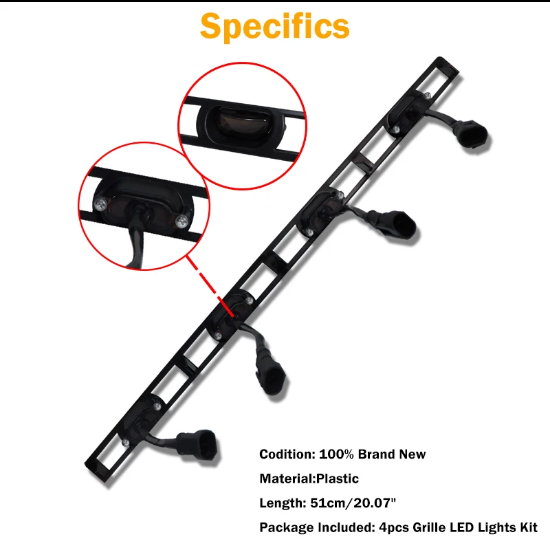 IJDM   ĵ ׸ LED ڹ ȭƮ  Ʈ, Ÿ Ÿڸ 2012-2015 LED , 12V, 4 