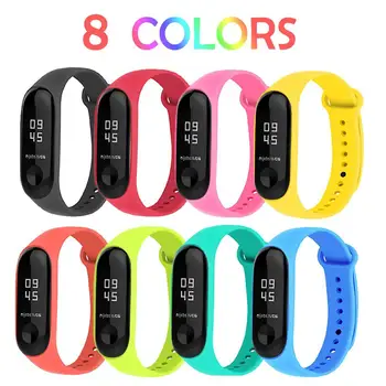 

8/12/14/15pcs Silicone Strap Replace for Mi Band 4 Strap Smart Watchband Belt for Mi Band4 Bracelet Universal for Miband 4 3