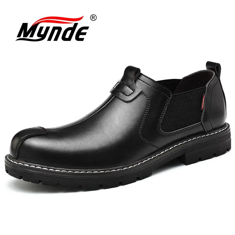 

Brand Men's Casual Shoes Spring Autumn Men's Shoes Fashion Men's Loafers Waterproof Men's Leather Casual Shoes Motorcycle Shoes