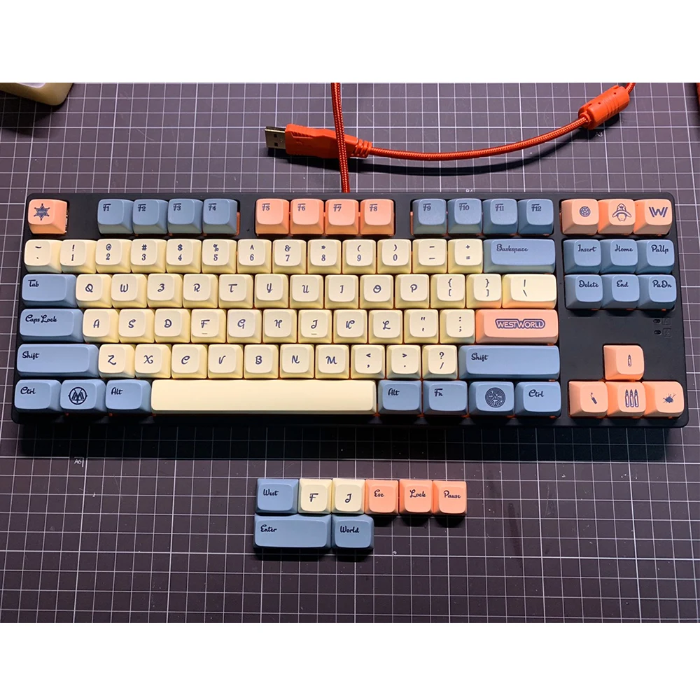 Сублимационный колпачок для клавиатуры PBT механической игровой Cherry Mx|Клавиатуры|