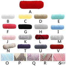 100 г молочная хлопковая пряжа для ручного вязания, толстая 8 нитей, ручная вязка, DIY нить