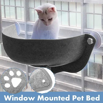 

Pet Cat Hammock Beds Bearing 20kg Cat Window Lounger Suction Hammock Pet Cat Window shelf Comfortable Cat Dog Pet Bed