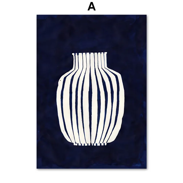 Minimalism Abstract Line Body Blue Skater Wall Art Canvas Painting Nordic Posters And Prints Wall Pictures For Living Room Decor A