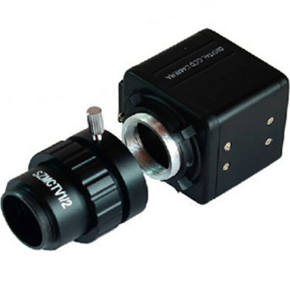 Тринокулярный Стерео микроскоп Видео разъем 1X/0.5X/0.3X CCD1/2CTV 1/3CTV адаптер