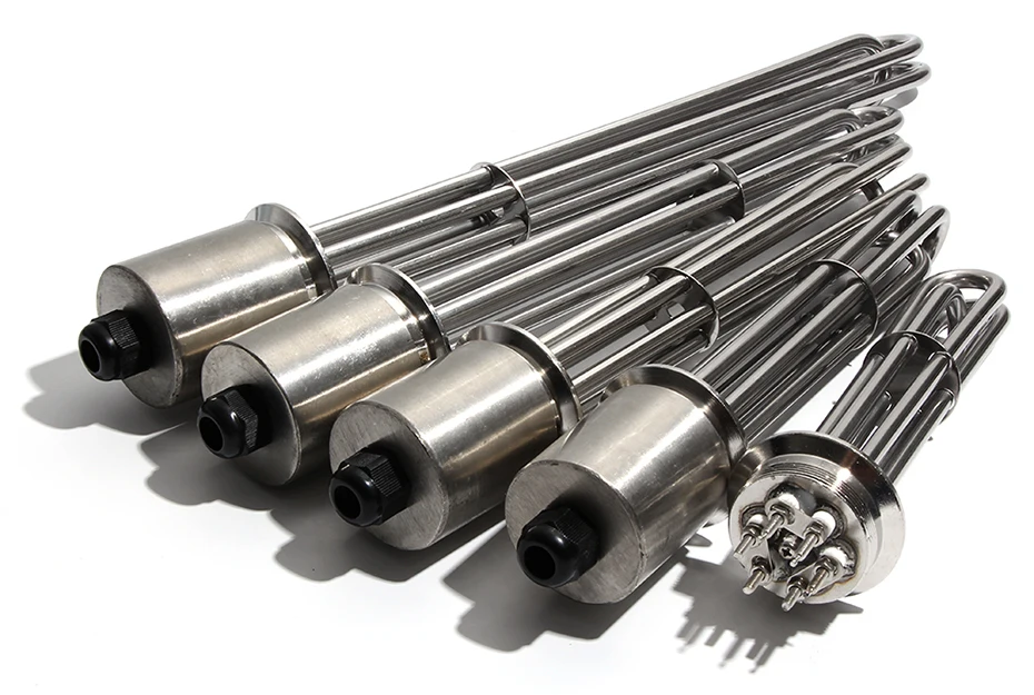 Description Picture 4 of itemLJXH All 304SS 2"tri Immersion Water Tank Heater Heating Element 3/4.5/6/9/12KW 220/380V for Homebrew with clamp & Coupling