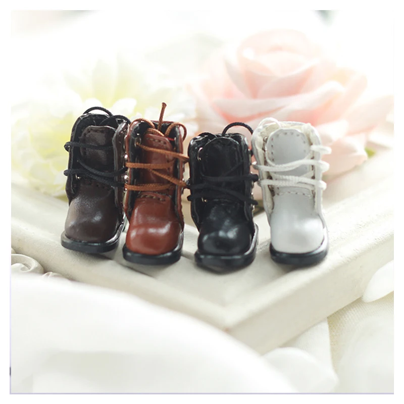 BJD shoes doll leather shoes 2.8cm length for 1/8 1/12 BJD azone Blyth doll accessories doll colorful shoes dbs 1 6 blyth doll 1 8 middie doll rabbit shoes for joint body azone body icy doll kind of three colors