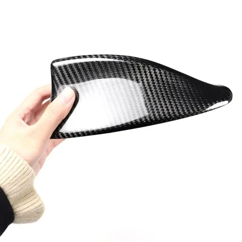 Carbon Fiber Car Styling Shark Fin Antenna Cover Durable Pure Color  for BMW F10 F11 F18 M5 F01 F02 Car Stickers 200x85x5mm