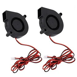 Ventilateur de refroidissement sans balais 5015 cc pour RepRap i3 CR 10 et autres petits appareils séries (12V), pièces d'imprimante 3D, 2 pièces 